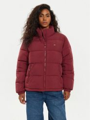 Tommy Jeans Kurtka puchowa Regatta DW0DW18827 Czerwony Regular Fit. Czerwone kurtki damskie Tommy Jeans, xxs, bez wzorów, z jeansu, bez kaptura. Za 629.99 zł.
