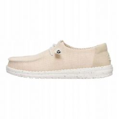 HEYDUDE Damskie Mokasyny Wendy Stretch Sox. Brązowe mokasyny damskie Hey dude, z materiału, bez obcasa. Za 269.00 zł.