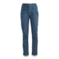 Spodnie Ande Yosemite Lady Damskie. Niebieskie spodnie sportowe damskie Ande, s, bez wzorów, z denimu, trekkingowe. Za 286.99 zł.