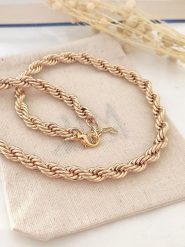 Atelier MIU Pozłacany naszyjnik - dł. 45 cm rozmiar: onesize. Żółte naszyjniki damskie atelier MIU, pozłacane. Za 43.99 zł.