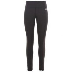 Trespass Vivien - Damskie aktywne legginsy czarne. Białe legginsy damskie Trespass, bez wzorów, z materiału. Za 123.20 zł.