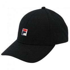 Fila czapka z daszkiem FCU0171.80010 czarny OSFM. Czarne czapki z daszkiem damskie Fila, bez wzorów. Za 109.00 zł.