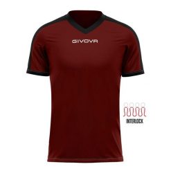 Koszulka piłkarska dla dorosłych Givova Revolution Interlock. Brązowe bluzki damskie Givova, xs, bez wzorów, sportowe, bez kołnierzyka, bez ramiączek. Za 122.99 zł.