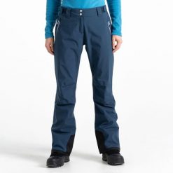 Damskie Spodnie Narciarskie Wodoodporne Z Szelkami Effused II. Niebieskie spodnie sportowe damskie Dare 2b, s, bez wzorów, z materiału, narciarskie. Za 168.99 zł.