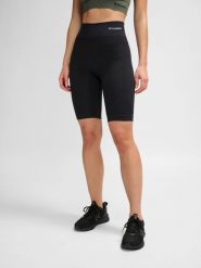 Szorty damskie Hummel hmlclea cycling. Czarne spodenki sportowe damskie Hummel, s, bez wzorów, z dzianiny, rowerowe. Za 196.00 zł.