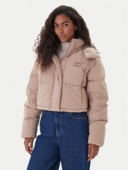 Tommy Jeans Kurtka puchowa Alaska DW0DW21624 Beżowy Regular Fit. Brązowe kurtki damskie Tommy Jeans, xs, bez wzorów, z jeansu, bez kaptura. Za 1,099.00 zł.