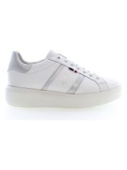 U.S. Polo Assn. Sneakersy "Cardi" w kolorze srebrno-białym rozmiar: 35. Białe obuwie sportowe damskie U.S. Polo Assn., bez zapięcia. Za 214.45 zł.
