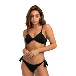 Dół od stroju kąpielowego Billabong Sol Searcher Tanga. Czarne bikini Billabong, bez wzorów. Za 56.99 zł.