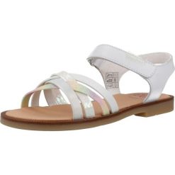 Sandały PABLOSKY 451200P Biały. Białe sandały damskie Pablosky, bez wzorów, ze skóry, bez obcasa, bez zapięcia. Za 233.99 zł.