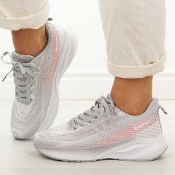 Szare sportowe buty damskie Vanhorn 27308. Szare obuwie sportowe casual damskie Vanhorn, na lato, z dresówki, bez zapięcia, na fitness i siłownię. Za 169.00 zł.