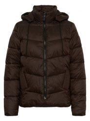 Kaffe Kurtka zimowa w kolorze brązowym rozmiar: 38. Brązowe kurtki damskie Kaffe, na zimę, bez wzorów, z puchu, bez kaptura. Za 259.95 zł.