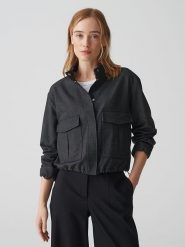 OPUS Kurtka przejściowa w kolorze czarnym rozmiar: 42. Czarne kurtki damskie Opus, bez wzorów, bez kaptura. Za 227.31 zł.