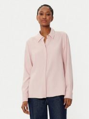 Tommy Hilfiger Koszula WW0WW44045 Różowy Relaxed Fit. Czerwone koszule damskie Tommy Hilfiger, bez wzorów, z wiskozy, bez kołnierzyka, bez ramiączek. W wyprzedaży za 269.99 zł.