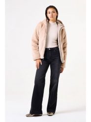 Garcia Kurtka zimowa w kolorze kremowym rozmiar: XL. Brązowe kurtki damskie Garcia, na zimę, xl, bez wzorów, z puchu, bez kaptura. Za 295.99 zł.