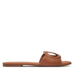 Klapki Call It Spring. Brązowe klapki damskie Call it Spring, bez wzorów, bez obcasa, bez zapięcia. Za 159.99 zł.