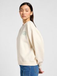 Lee Bluza w kolorze kremowym rozmiar: L. Brązowe bluzy damskie Lee, l, bez wzorów, bez kaptura. Za 118.56 zł.
