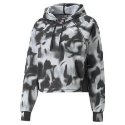 Bluza sportowa damska Puma Modern Sports Aop Hoodie. Szare bluzy damskie Puma, m, bez wzorów, z kapturem. Za 397.00 zł.