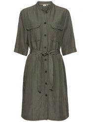 Camel Active Sukienka w kolorze khaki rozmiar: L. Brązowe sukienki damskie Camel Active, bez wzorów, z tkaniny, bez ramiączek. Za 144.58 zł.