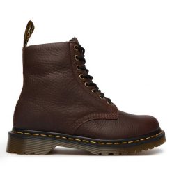 Trapery Dr. Martens. Brązowe trapery damskie Dr Martens, bez zapięcia. Za 989.99 zł.