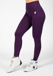 Legginsy sportowe damskie Neiro Bezszwowe. Fioletowe legginsy damskie GORILLA WEAR, m, bez wzorów, z nylonu. Za 229.00 zł.