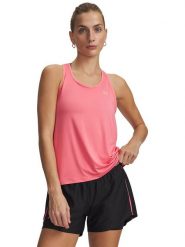 Under Armour Top sportowy w kolorze różowym rozmiar: XL. Różowe koszulki sportowe damskie Under Armour, xl, bez wzorów, z materiału, bez ramiączek, outdoorowe. Za 68.95 zł.