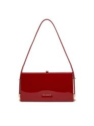 Eva Minge Torebka EO-AVAH-LA482-6340 Czerwony. Czerwone torebki wieczorowe damskie Eva Minge, bez wzorów, z materiału, bez dodatków. Za 199.99 zł.