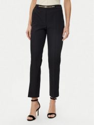 Marciano Guess Spodnie materiałowe 5GGB17 7311A Czarny Regular Fit. Czarne spodnie materiałowe damskie Marciano Guess, z aplikacjami, z bawełny. Za 519.99 zł.