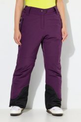 Damskie Spodnie funkcyjne HYPRAR wodoodporne zapięcie na rzep. Czerwone spodnie sportowe damskie Ulla Popken, plus size, bez wzorów, z elastanu, narciarskie. Za 599.99 zł.