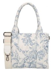 Charm Torebka "Bond" w kolorze biało-błękitnym - 26 x 21 x 13 cm rozmiar: onesize. Białe torebki klasyczne damskie Charm, z materiału, przez ramię, bez dodatków. Za 82.99 zł.