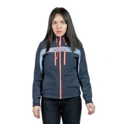 Damska kurtka turystyczna Izas Inatye. Brązowe kurtki damskie Izas, xs, bez wzorów, z softshellu, bez kaptura. Za 486.91 zł.