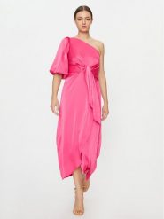 YAS Sukienka koktajlowa 26031522 Różowy Regular Fit. Czerwone sukienki damskie YAS, bez wzorów, z syntetyku, wizytowe, bez ramiączek. Za 359.99 zł.