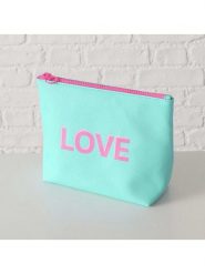 Boltze Kosmetyczka "Loampy" w kolorze turkusowym - 22 x 17,5 x 8 cm rozmiar: onesize. Niebieskie kosmetyczki damskie Boltze, bez wzorów, z materiału. Za 39.58 zł.