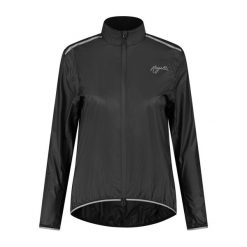 Kurtka przeciwdeszczowa damska Rogelli Essential. Czarne kurtki damskie Rogelli, l, bez wzorów, bez kaptura. Za 338.00 zł.