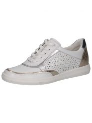 Caprice Skórzane sneakersy w kolorze srebrno-białym rozmiar: 38,5. Białe obuwie sportowe damskie Caprice, bez zapięcia. Za 202.03 zł.