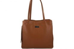 Shopperka skórzana BARBERINI'S j. brązowa 930-12. Brązowe shopper bag Barberinis, ze skóry, na ramię, duże, bez dodatków. Za 349.99 zł.