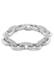 Les Petites Précieuses Srebrna bransoletka z elementem ozdobnym rozmiar: onesize. Szare bransoletki damskie Les Petites Précieuses, srebrne. Za 1,032.28 zł.