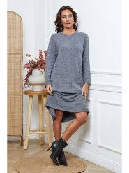 So Cachemire Sukienka dzianinowa "Marwel" w kolorze szarym rozmiar: XL. Szare sukienki damskie So Cachemire, bez wzorów, z dzianiny, bez ramiączek. Za 219.08 zł.