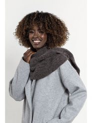 Awama Szal w kolorze antracytowym rozmiar: onesize. Czarne szaliki damskie Awama, bez wzorów, z wełny. Za 304.56 zł.