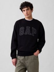 GAP Bluza w kolorze czarnym rozmiar: L. Czarne bluzy damskie GAP, l, bez wzorów, bez kaptura. Za 81.95 zł.