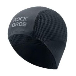 Czapka rowerowa ochrona uszu wiatroszczelna. Czarne czapki damskie ROCKBROS, bez wzorów, z dzianiny. Za 65.52 zł.