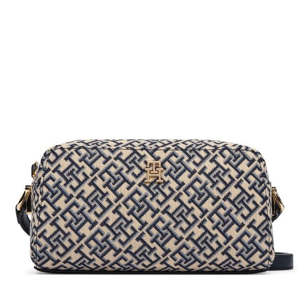 Torebka Tommy Hilfiger. Niebieskie listonoszki damskie Tommy Hilfiger, bez wzorów, bez dodatków. Za 489.99 zł.