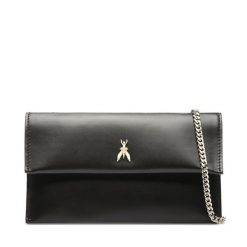 Torebka Patrizia Pepe. Czarne torebki wieczorowe damskie Patrizia Pepe, bez wzorów, bez dodatków. Za 489.99 zł.