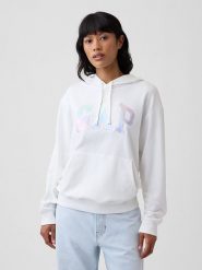 GAP Bluza w kolorze białym rozmiar: XXL. Białe bluzy damskie GAP, s, bez wzorów, z materiału, z kapturem. Za 97.51 zł.