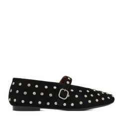 Baleriny Eva Minge. Czarne balerinki damskie Eva Minge, bez wzorów. Za 319.99 zł.