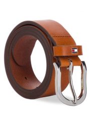 Tommy Hilfiger Pasek Damski New Danny Belt WW0WW11590 Brązowy. Brązowe paski damskie Tommy Hilfiger, bez wzorów, ze skóry. Za 149.99 zł.