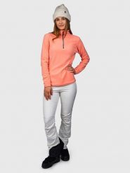 Brunotti Bluza polarowa "Misma" w kolorze łososiowym rozmiar: XL. Pomarańczowe bluzy damskie Brunotti, xl, bez wzorów, z polaru, bez kaptura. Za 73.99 zł.