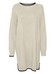 Vero Moda Sukienka w kolorze beżowym rozmiar: S. Brązowe sukienki damskie Vero Moda, bez wzorów, bez ramiączek. Za 48.50 zł.
