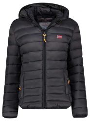 Geographical Norway Kurtka pikowana "Atikolor" w kolorze czarnym rozmiar: XL. Czarne kurtki damskie Geographical Norway, xl, bez wzorów, bez kaptura. Za 184.46 zł.