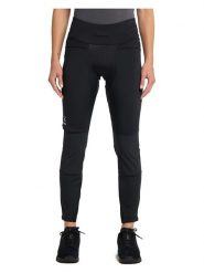 Haglöfs Legginsy funkcyjne "Luna" w kolorze czarnym rozmiar: L. Czarne legginsy damskie Haglöfs, l, bez wzorów, z materiału. Za 321.97 zł.