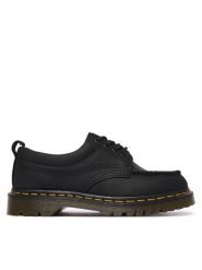 Dr. Martens Półbuty Lowell 4 Eye Crazy Horse Leather Moc DM43679001 Czarny. Czarne półbuty damskie Dr Martens, bez wzorów, ze skóry, bez obcasa, na płaskiej podeszwie, bez zapięcia. Za 899.99 zł.